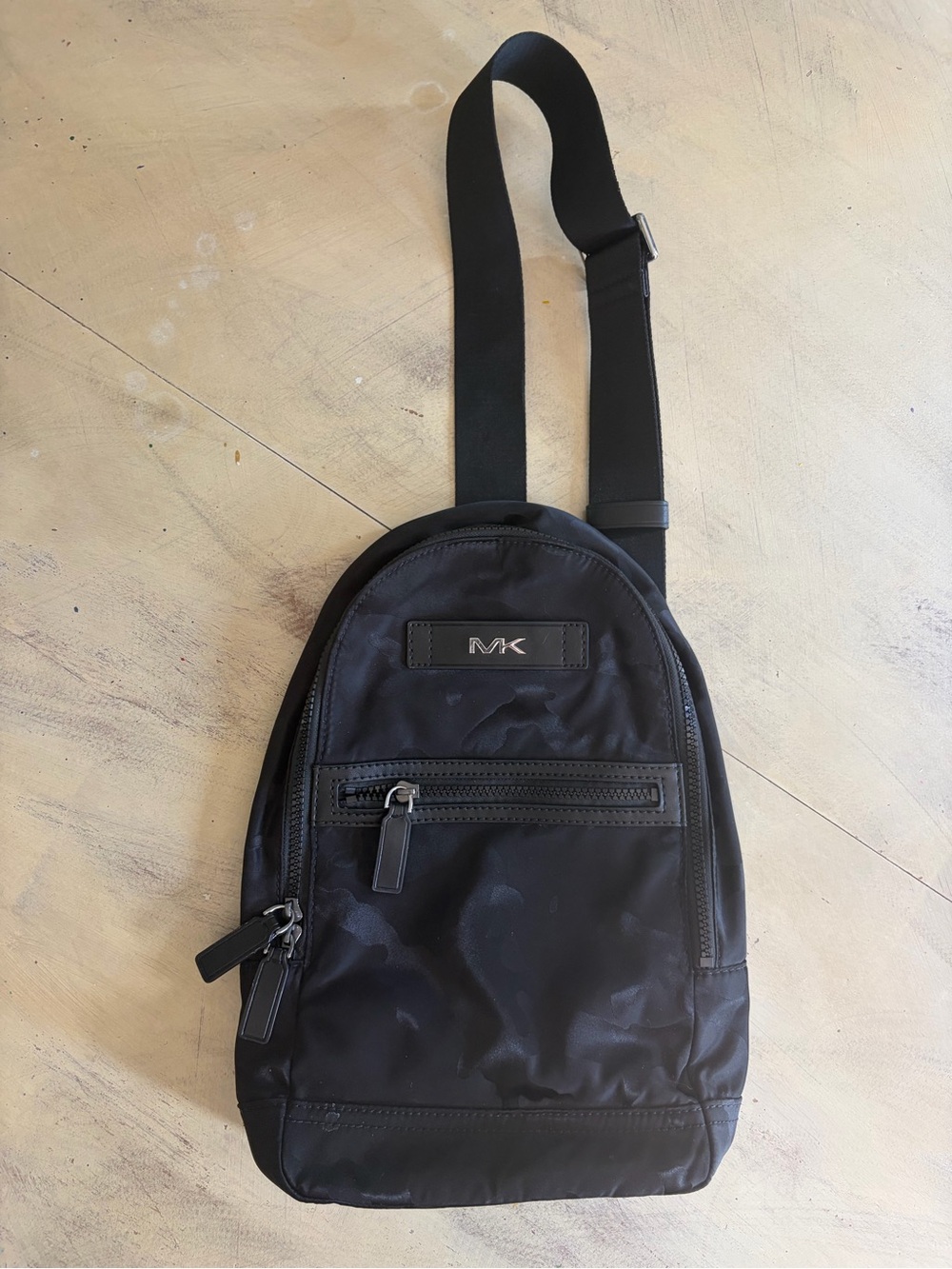 Michael Kors Kent Camo Nylon Backpack Black 37S0LKNB2U Mens Womens Bag